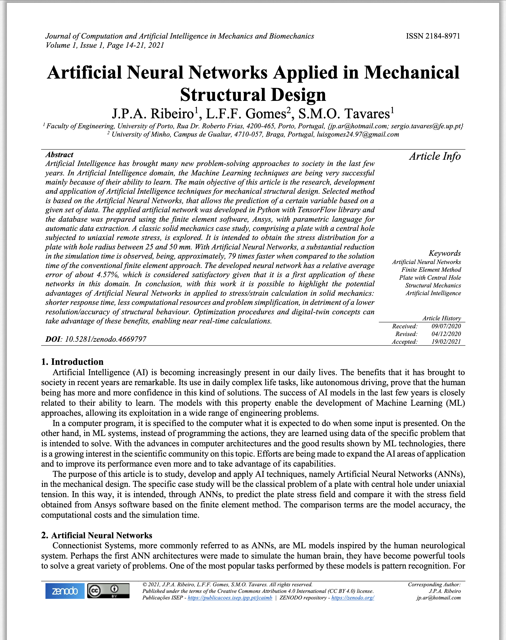 Mechanical Structural Design paper